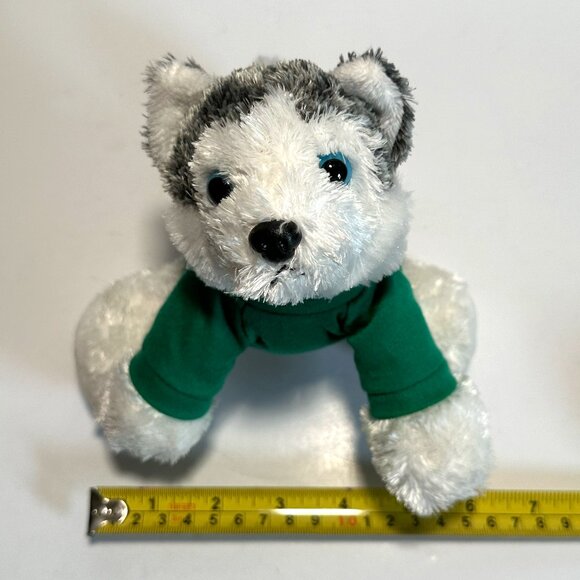 Mush the Siberian Husky Dog Plush Toy w/Beanie Belly & Removable Louisville Tee - Picture 15 of 16
